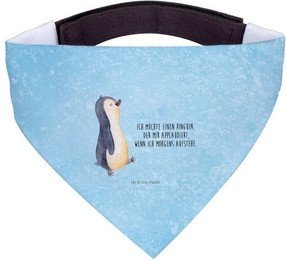 Produktbild von Mr. & Mrs. Panda Hundehalstuch Pinguin marschieren Eisblau