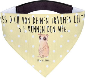 Produktbild von Mr. & Mrs. Panda Hundehalstuch Plumplori Glücklich Gelb Pastell