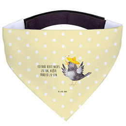 Mr. & Mrs. Panda Hundehalstuch Rabe Sombrero Gelb Pastell – Bild 1 von 6