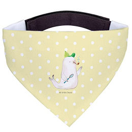 Mr. & Mrs. Panda Hundehalstuch Robbe Sherlock Gelb Pastell – Bild 1 von 7