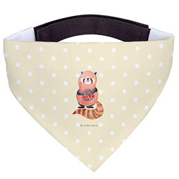 Mr. & Mrs. Panda Hundehalstuch Roter Panda Gelb Pastell – Bild 1 von 7