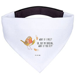 Mr. & Mrs. Panda Hundehalstuch Rotkehlchen Motiv – Bild 1 von 6