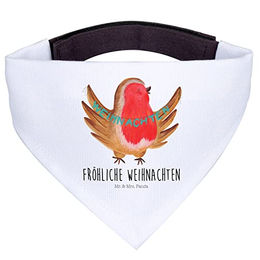 Mr. & Mrs. Panda Hundehalstuch Rotkehlchen Weihnachten – Bild 1 von 5