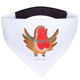 Mr. & Mrs. Panda Hundehalstuch Rotkehlchen Weihnachten – Bild 1 von 5