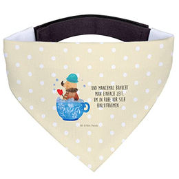 Mr. & Mrs. Panda Hundehalstuch S - Nachtfalter Schaumbad Motiv – Bild 1 von 7