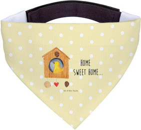 Produktbild von Mr. & Mrs. Panda Hundehalstuch S Vogelhaus Home Gelb Pastell