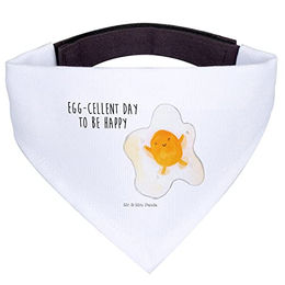 Mr. & Mrs. Panda Hundehalstuch Spiegelei Motiv – Bild 1 von 7