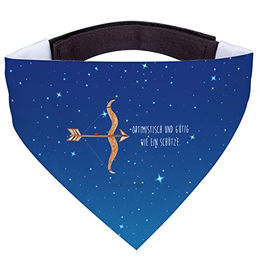 Mr. & Mrs. Panda Hundehalstuch Sternzeichen Schütze – Bild 1 von 5