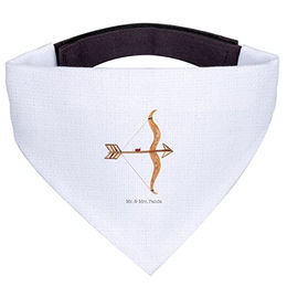 Mr. & Mrs. Panda Hundehalstuch Sternzeichen Schütze Weiß – Bild 1 von 5