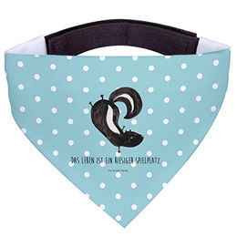 Mr. & Mrs. Panda Hundehalstuch Stinktier Handstand Türkis Pastell – Bild 1 von 6