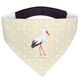 Mr. & Mrs. Panda Hundehalstuch Storch Gelb Pastell – Bild 1 von 7