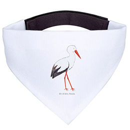Mr. & Mrs. Panda Hundehalstuch Storch Weiß – Bild 1 von 7