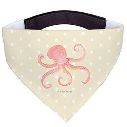 Mr. & Mrs. Panda Hundehalstuch Tintenfisch Gelb Pastell – Bild 1 von 7