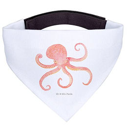 Mr. & Mrs. Panda Hundehalstuch Tintenfisch Weiß – Bild 1 von 8