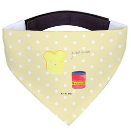 Mr. & Mrs. Panda Hundehalstuch Toast Marmelade Gelb Pastell – Bild 1 von 4