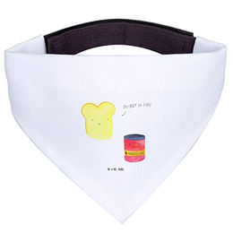 Mr. & Mrs. Panda Hundehalstuch Toast Marmelade Weiß – Bild 1 von 5