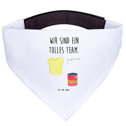Mr. & Mrs. Panda Hundehalstuch Toast Marmelade Weiß – Bild 1 von 7