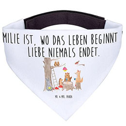 Mr. & Mrs. Panda Hundehalstuch Waldtiere Picknick – Bild 1 von 7
