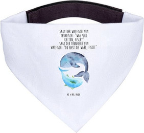 Produktbild von Mr. & Mrs. Panda Hundehalstuch Walfisch Thunfisch