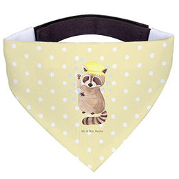 Mr. & Mrs. Panda Hundehalstuch Waschbär Gelb Pastell – Bild 1 von 5