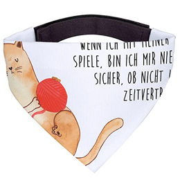 Mr. & Mrs. Panda Hundehalstuch Weiß für kleine Hunde – Bild 1 von 7