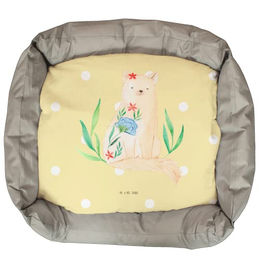 Mr. & Mrs. Panda Katzenbett Blumen Gelb Pastell – Bild 1 von 7