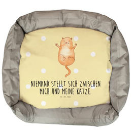 Mr. & Mrs. Panda Katzenbett Umarmen Gelb Pastell – Bild 1 von 7