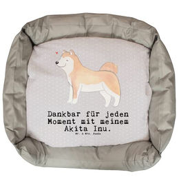 Mr. & Mrs. Panda Tierbett Akita Inu Moment - Grau Pastell – Bild 1 von 7