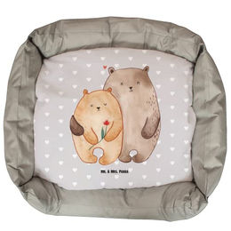 Mr. & Mrs. Panda Tierbett Bären Liebe - Grau Pastell – Bild 1 von 7