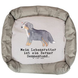 Mr. & Mrs. Panda Tierbett Berner Sennenhund Lebensretter - Grau Pastell – Bild 1 von 7