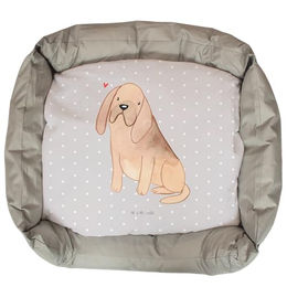 Mr. & Mrs. Panda Tierbett Bloodhound Lebensretter - Grau Pastell – Bild 1 von 7