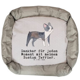 Mr. & Mrs. Panda Tierbett Boston Terrier Moment - Grau Pastell – Bild 1 von 7