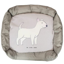 Mr. & Mrs. Panda Tierbett Bullterrier Lebensretter - Grau Pastell – Bild 1 von 7