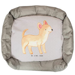 Mr. & Mrs. Panda Tierbett Chihuahua Lebensretter - Grau Pastell – Bild 1 von 7