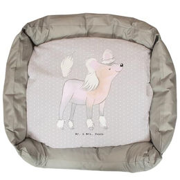 Mr. & Mrs. Panda Tierbett Chinesischer Schopfhund - Grau Pastell – Bild 1 von 7