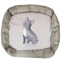 Produktbild von Mr. & Mrs. Panda Tierbett Französische Bulldogge Lebensretter - Grau Pastell