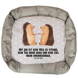 Mr. & Mrs. Panda Tierbett Igel Liebe - Grau Pastell – Bild 1 von 7