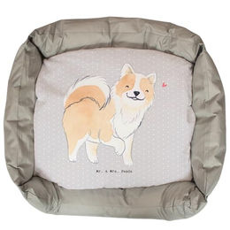 Mr. & Mrs. Panda Tierbett Islandhund Lebensretter - Grau Pastell – Bild 1 von 7