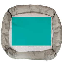 Mr. & Mrs. Panda Tierbett Jack Russel Terrier Lebensretter - Grau Pastell – Bild 1 von 7