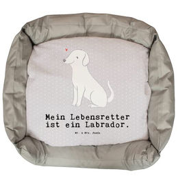 Mr. & Mrs. Panda Tierbett Labrador Lebensretter - Grau Pastell – Bild 1 von 7