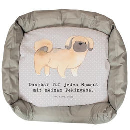 Mr. & Mrs. Panda Tierbett Pekingese Moment - Grau Pastell – Bild 1 von 7