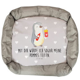 Mr. & Mrs. Panda Tierbett Pinguin Pommes - Grau Pastell – Bild 1 von 7
