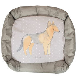 Mr. & Mrs. Panda Tierbett Schäferhund Lebensretter - Grau Pastell – Bild 1 von 7