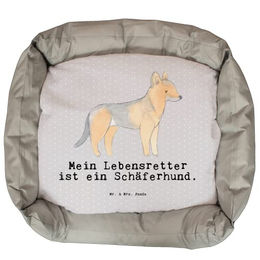 Mr. & Mrs. Panda Tierbett Schäferhund Lebensretter - Grau Pastell – Bild 1 von 7