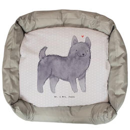 Mr. & Mrs. Panda Tierbett Schipperke Lebensretter Grau Pastell – Bild 1 von 7