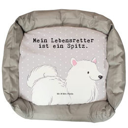 Mr. & Mrs. Panda Tierbett Spitz Lebensretter - Grau Pastell – Bild 1 von 7