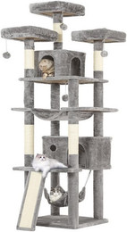 Produktbild von MSMASK Kratzbaum groß Katzenbaum mit 3 Plattformen und 2 Höhlen