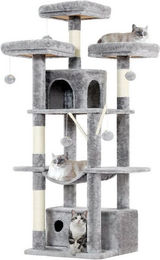 Produktbild von MSMASK Kratzbaum Katzenbaum mit 3 Aussichtplattformen und 2 Höhlen