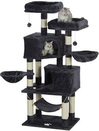 Produktbild von MSMASK Kratzbaum Sisal-Stämme mit großer Höhle für große Katzen