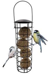 mucHome Meisenknödelhalter zum Aufhängen mit Dach aus Eisen – Bild 1 von 4